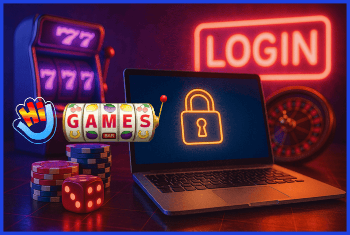 Passo a passo de registro e login na plataforma HIGAME